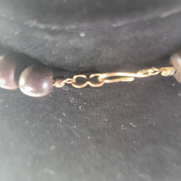 Vintage Multistranded Multicolor Boho Southwestern Wooden Beaded Necklace - Picture 4 of 4